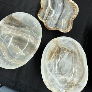 Elegant pearlescent onyx Marble Decorative Bowls